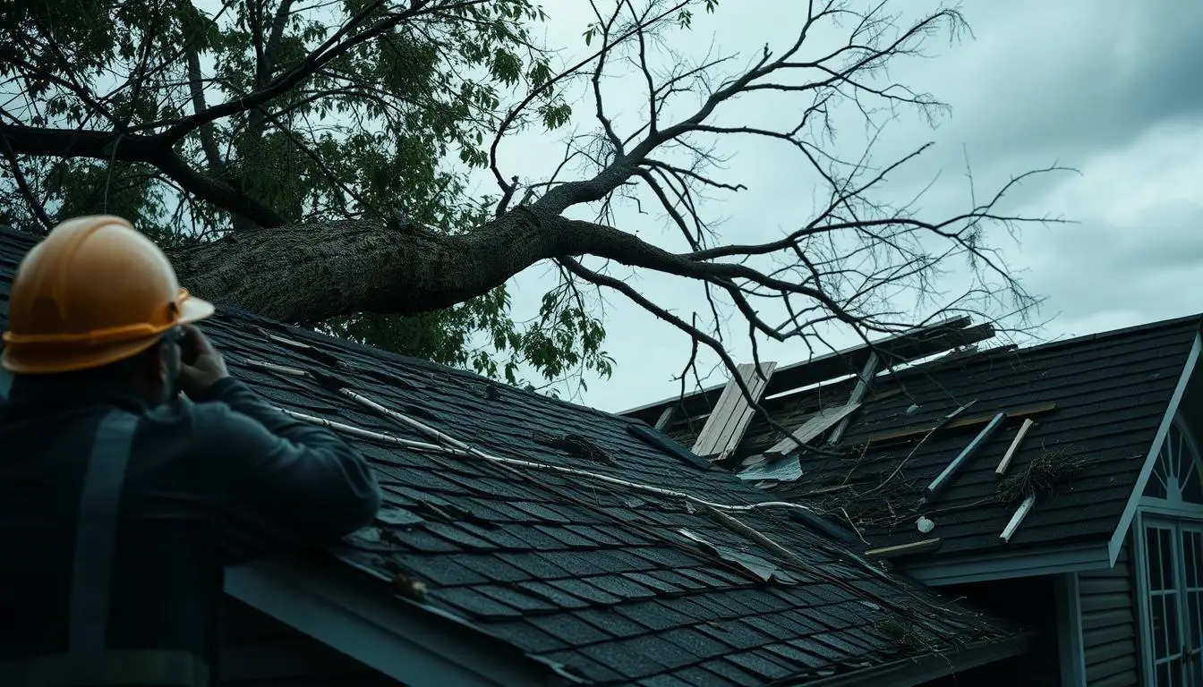 What to Do if a Tree Falls on Your Roof During a Storm