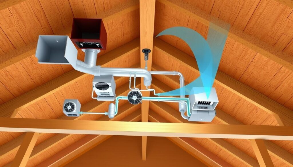 Attic Ventilation System Diagram