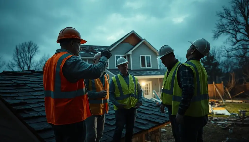 Roof Damage Assessment Safety