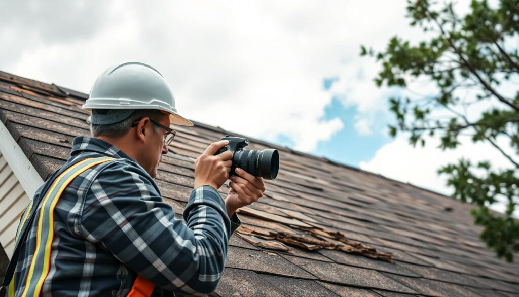 Professional Roof Damage Inspection