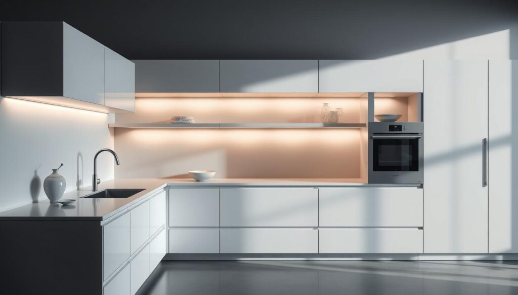 Streamlined Cabinetry and Uncluttered Countertops