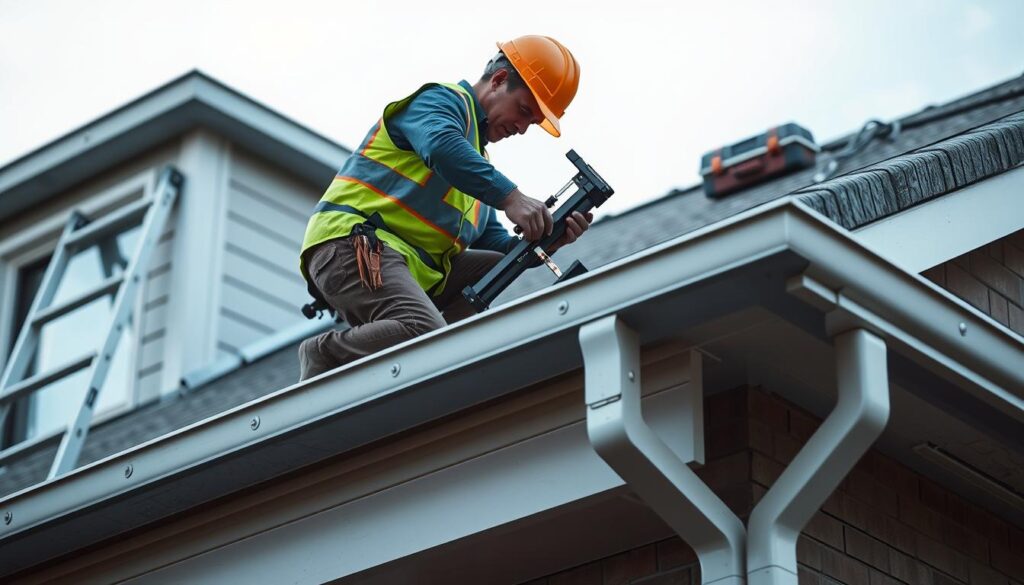 Professional Gutter Installation Safety