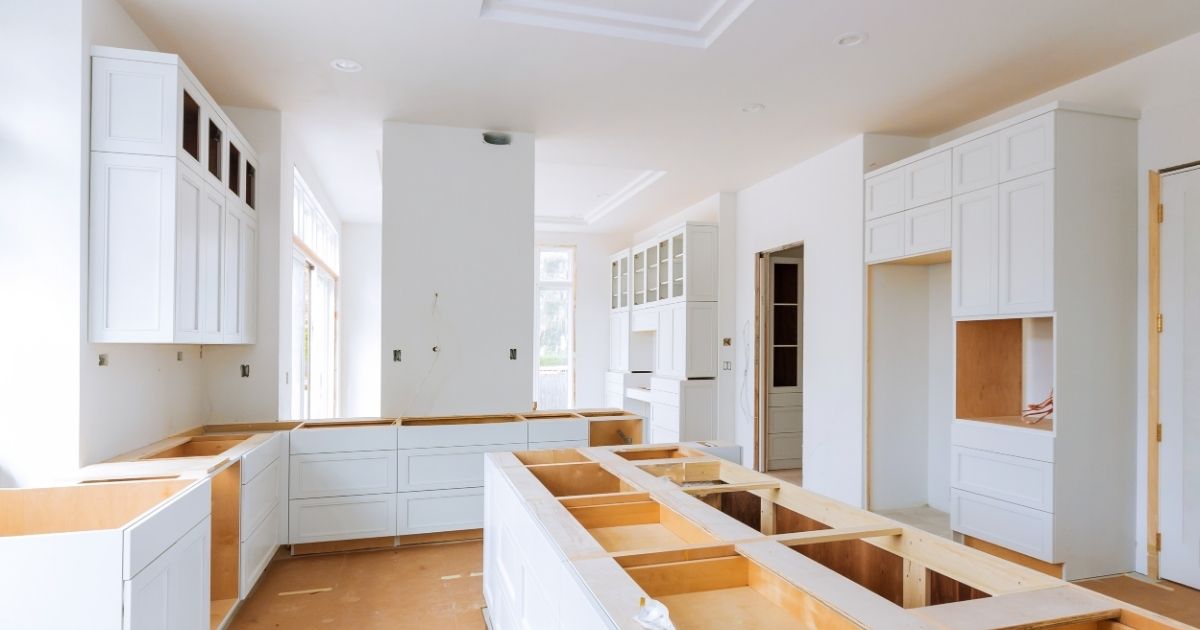 The Rich Co Inc. crew renovating a kitchen in Colorado Springs