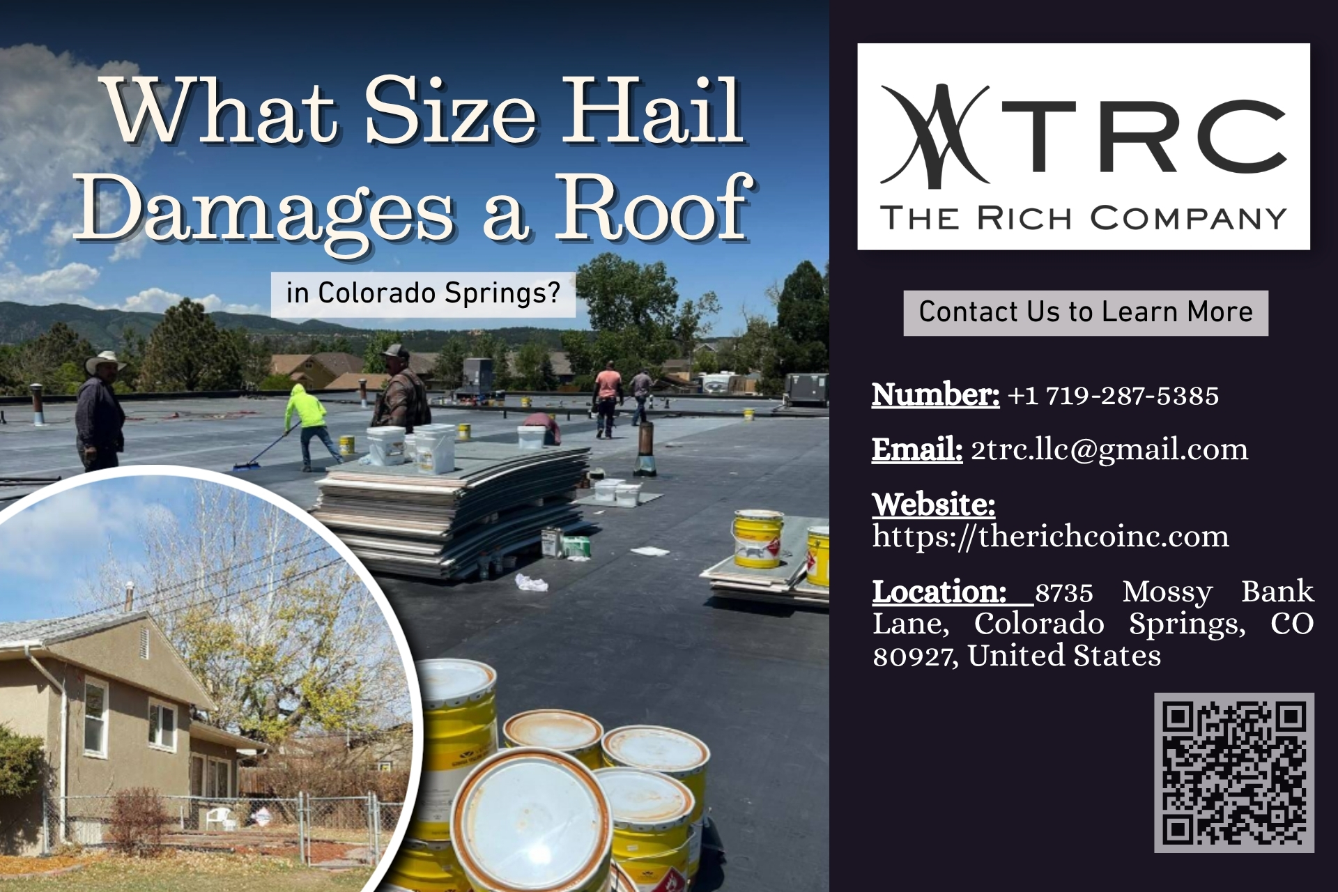What Size Hail Damages a Roof in Colorado Springs?