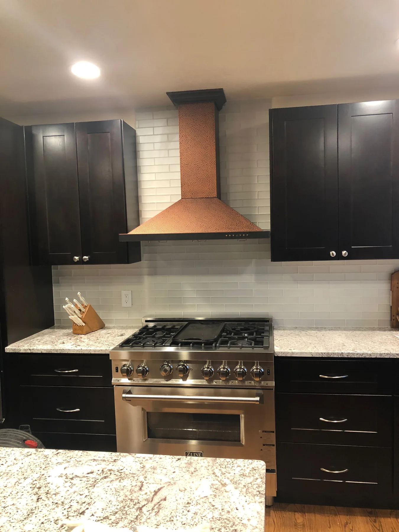 Detailed kitchen remodel work by The Rich Co Inc.